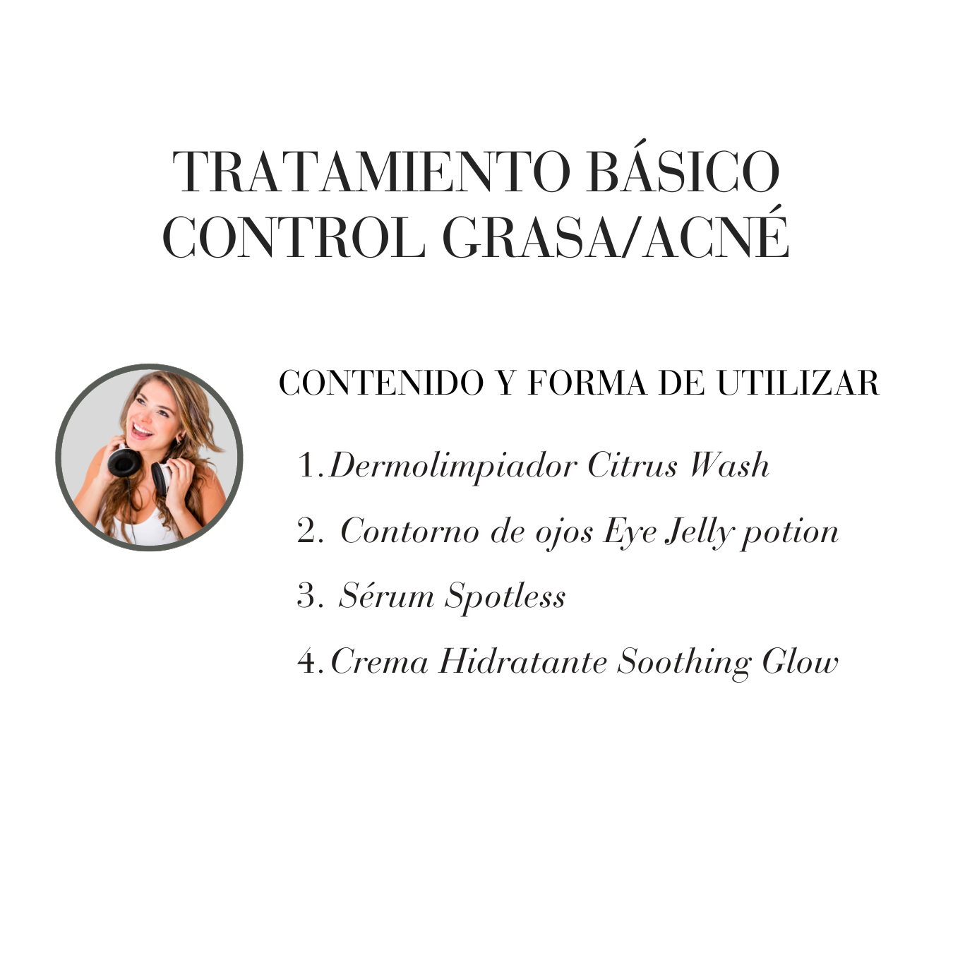 TRATAMIENTO BÁSICO CONTROL GRASA / ACNÉ