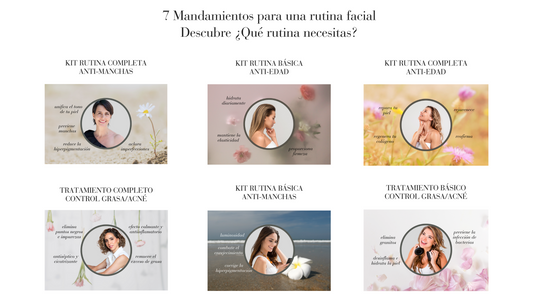 7 MANDAMIENTOS PARA UNA RUTINA FACIAL