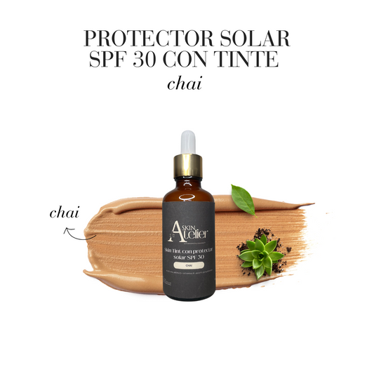 PROTECTOR SOLAR SPF 30 CON TINTE CHAI